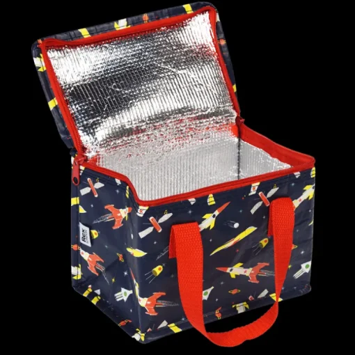 Insulated lunch bag - Space Age Rocket