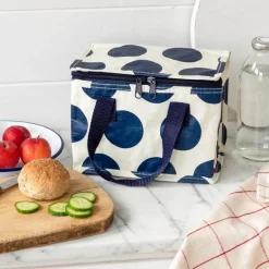 Insulated lunch bag - Spotlight navy on white
