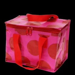 Insulated lunch bag - Spotlight red on pink