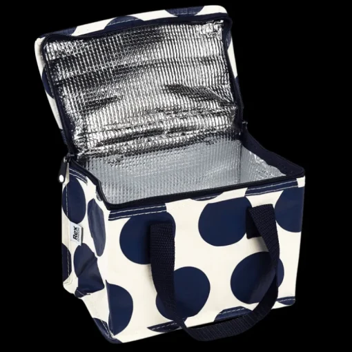 Insulated lunch bag - Spotlight navy on white