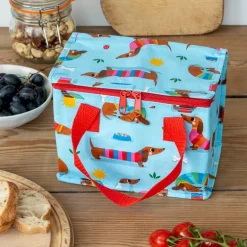 Insulated lunch bag - Sunny Sausage Dog