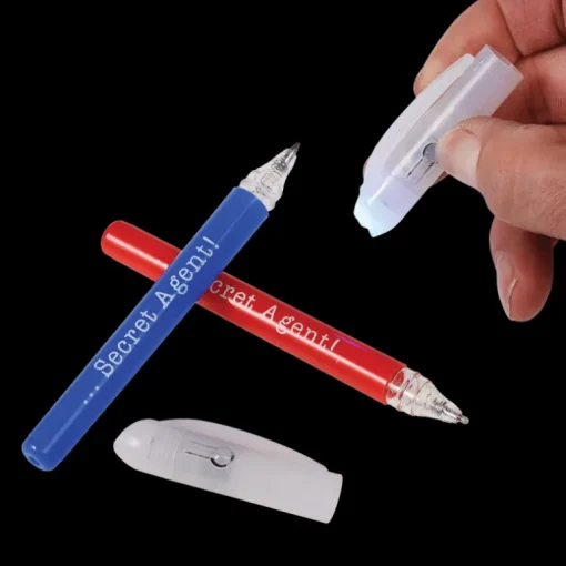 Invisible ink spy pens (set of 2) - Secret Agent