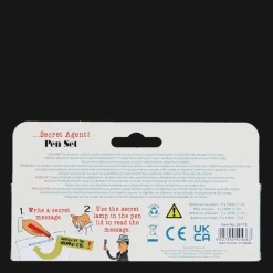 Invisible ink spy pens (set of 2) - Secret Agent