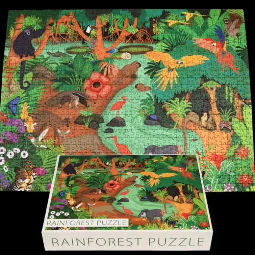 Jigsaw puzzle (1000 pieces) - Rainforest