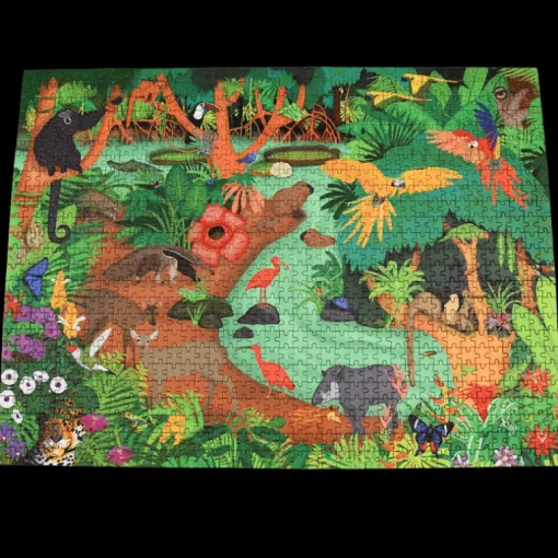 Jigsaw puzzle (1000 pieces) - Rainforest
