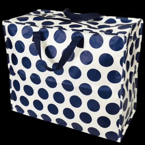 Jumbo storage bag - Spotlight navy on white