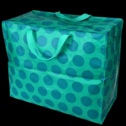 Jumbo storage bag - Spotlight blue on turquoise