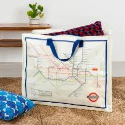 Jumbo storage bag - TfL Heritage Tube Map