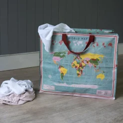 Jumbo storage bag - World Map