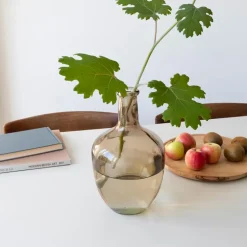 Large bottle vase (31cm) - Amber