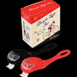 2 led bicycle lights in box - Le Bicycle