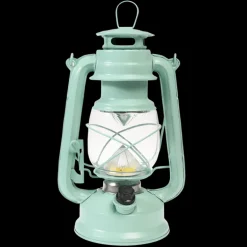 LED hurricane lantern - Aqua