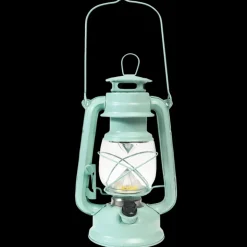 LED hurricane lantern - Aqua