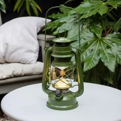 LED hurricane lantern - Green
