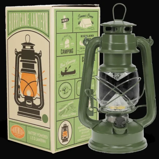 LED hurricane lantern - Green