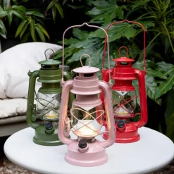 LED hurricane lantern - Green