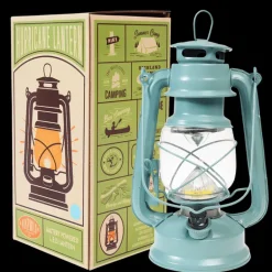 LED hurricane lantern - Light Blue