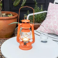 LED hurricane lantern - Orange