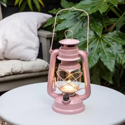 LED hurricane lantern - Pink