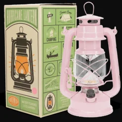 LED hurricane lantern - Pink