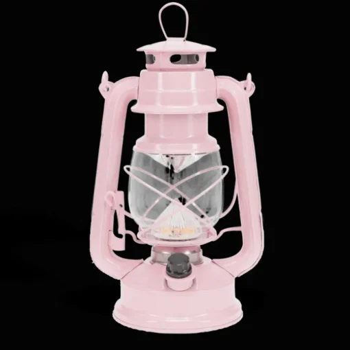 LED hurricane lantern - Pink