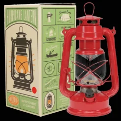 LED hurricane lantern - Red