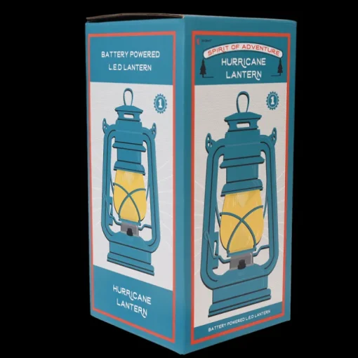 LED hurricane lantern - Spirit of Adventure blue