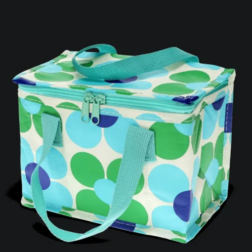 Lunch bag - Blue and green Daisy