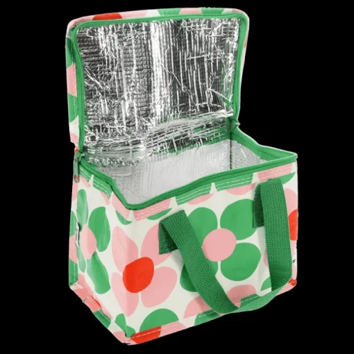Lunch bag - Pink and green Daisy