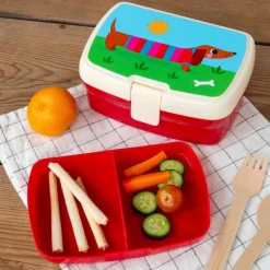 Lunch box with tray - Sunny Sausage Dog