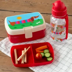Lunch box with tray - Sunny Sausage Dog