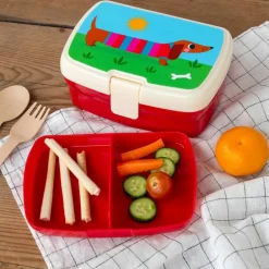 Lunch box with tray - Sunny Sausage Dog