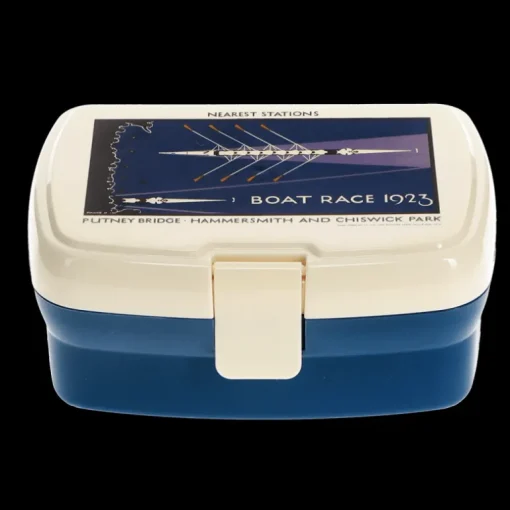 Lunch box with tray - TfL Vintage Poster "Boat Race"