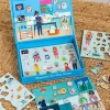 Magnetic vet play scene set (75 pieces)