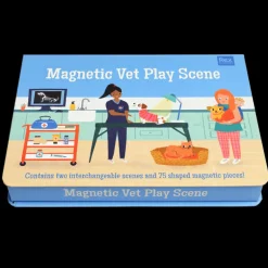 Magnetic vet play scene set (75 pieces)