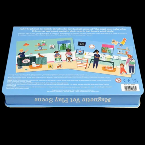 Magnetic vet play scene set (75 pieces)