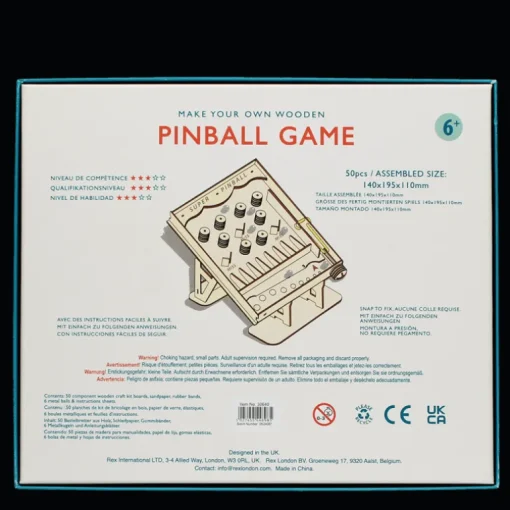 Make your own wooden table game - Pinball