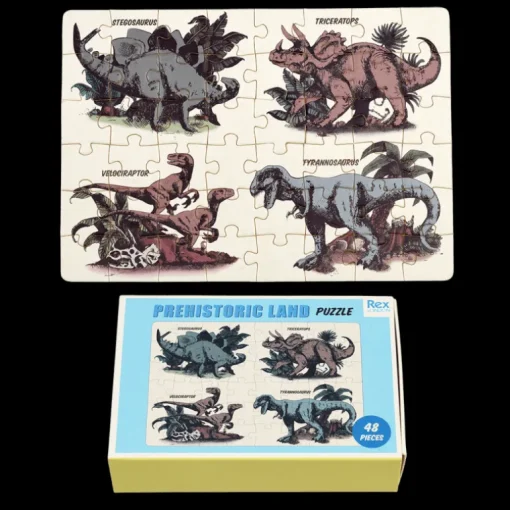 Matchbox jigsaw puzzle (48 pieces) - Prehistoric Land