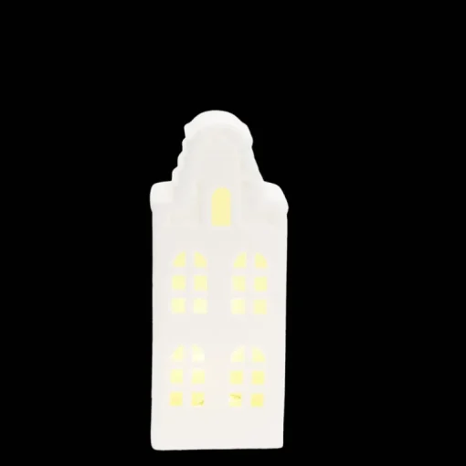 Matt ceramic LED decoration - Medium house