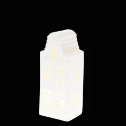 Matt ceramic LED decoration - Medium house