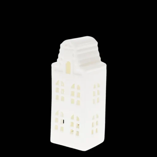 Matt ceramic LED decoration - Medium house
