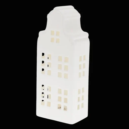 Matt ceramic LED decoration - Large house