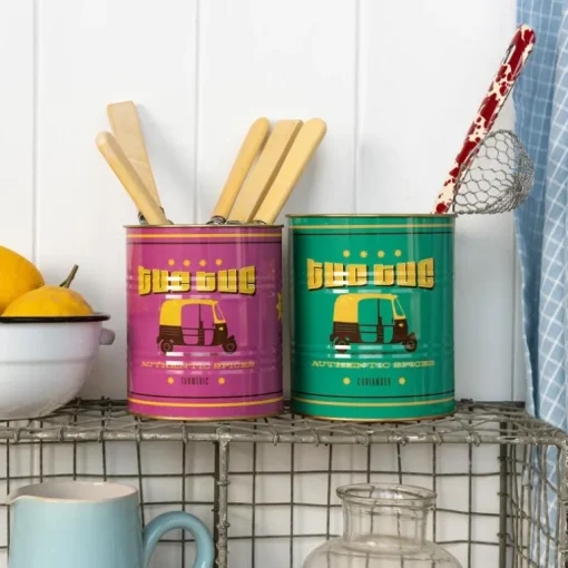 Medium storage tins (set of 2) - Tuc-tuc