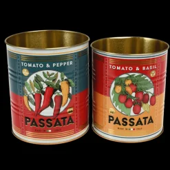 Medium storage tins (set of 2) - PASSATA
