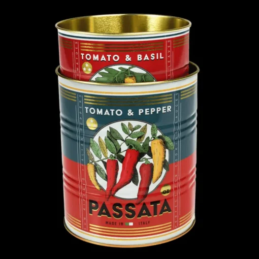 Medium storage tins (set of 2) - PASSATA