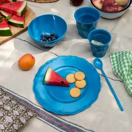 Melamine bowl - Petrol blue