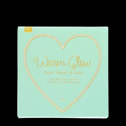 Metal heart LED light - 14cm