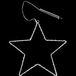 Metal star LED light - 30cm