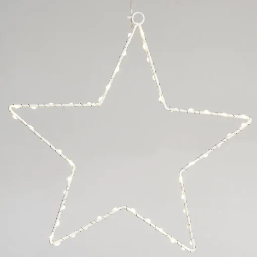 Metal star LED light - 30cm
