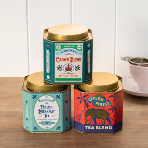 Metal tea caddy - English Breakfast